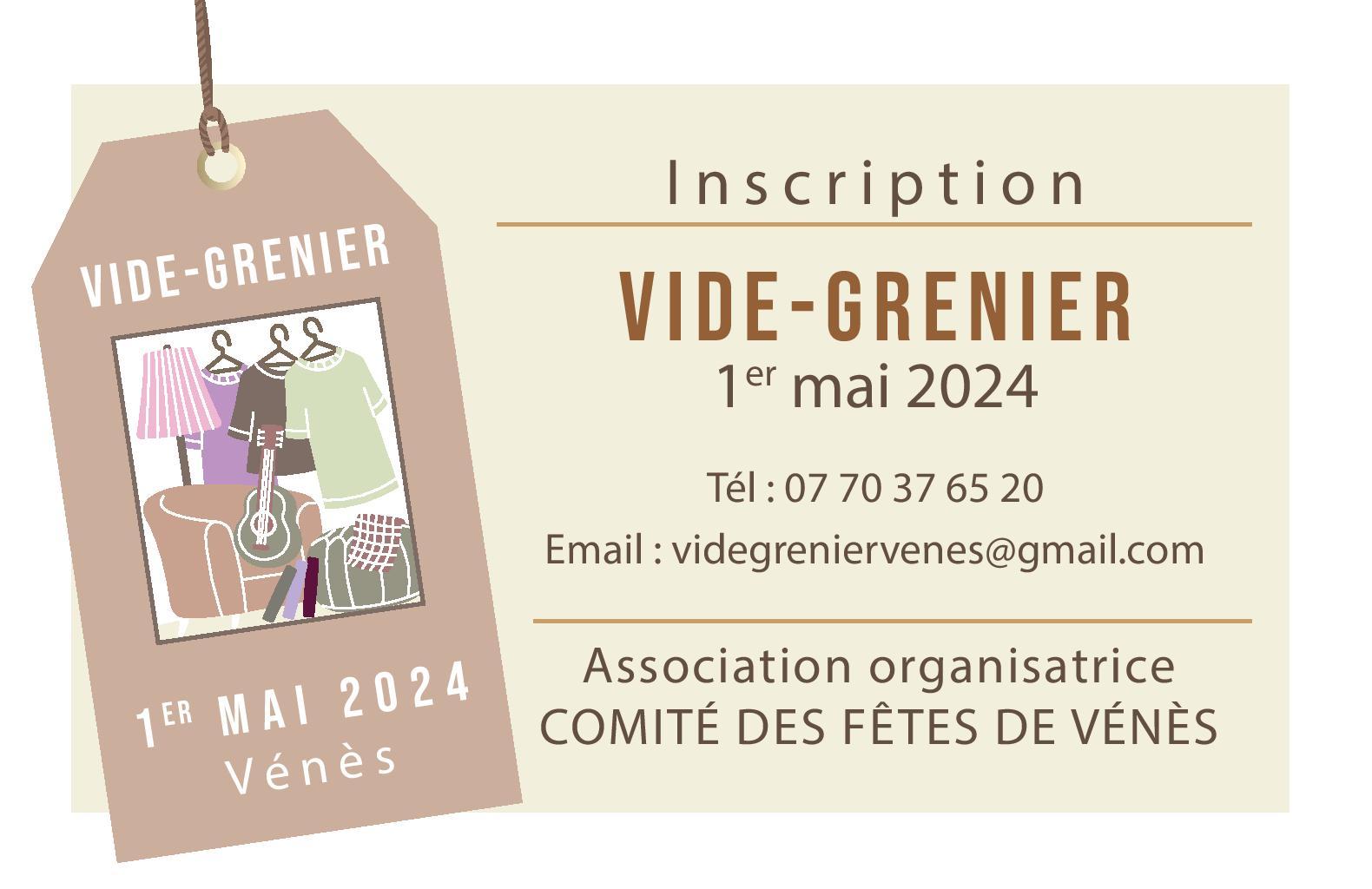 inscription vide-grenier 2024