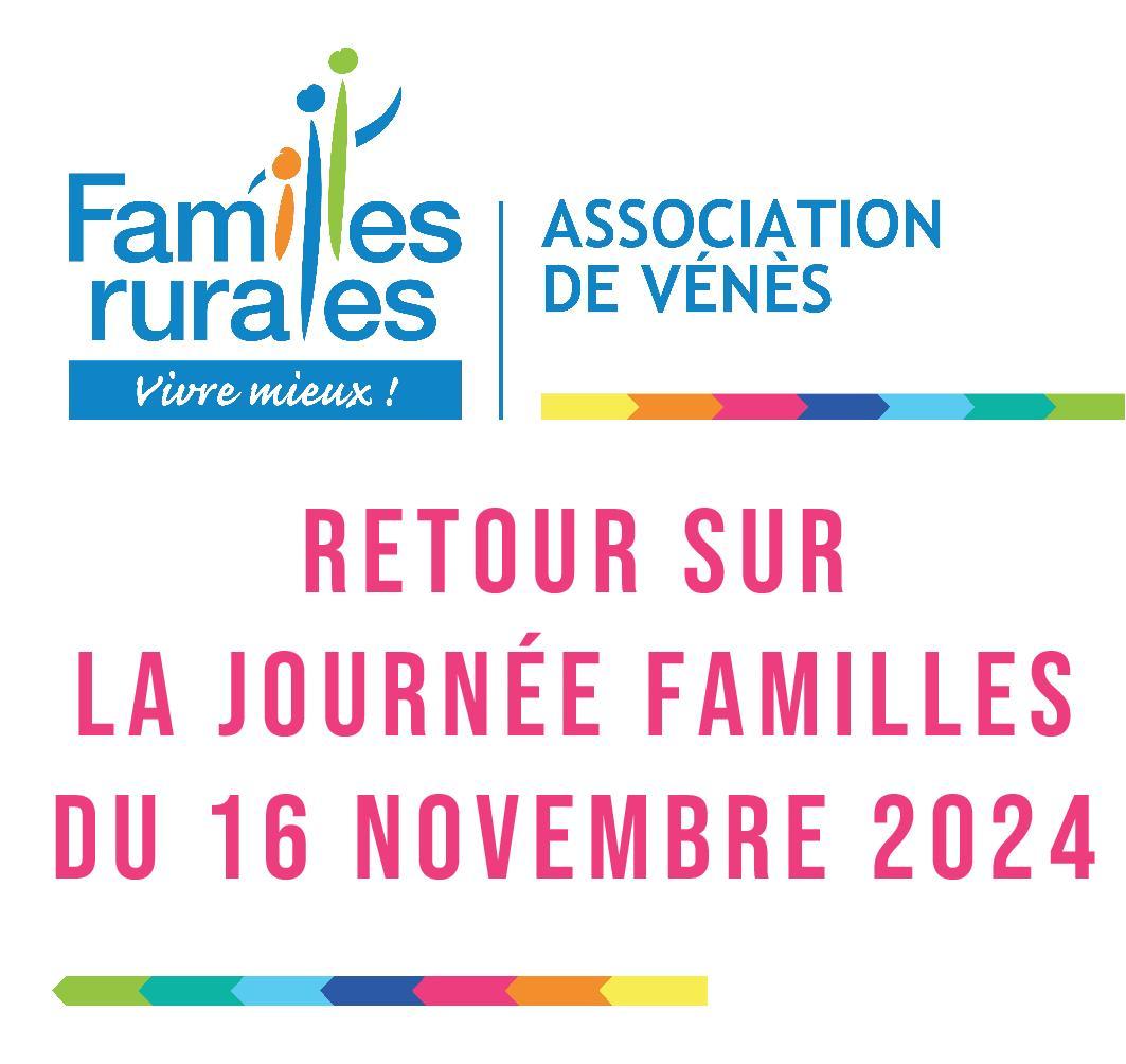 Retour sur la Journée familles du 16 Novembre 2024