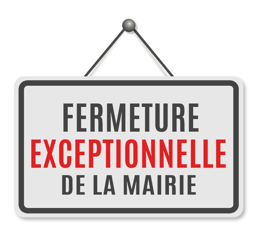 Fermeture secrétariat mairie