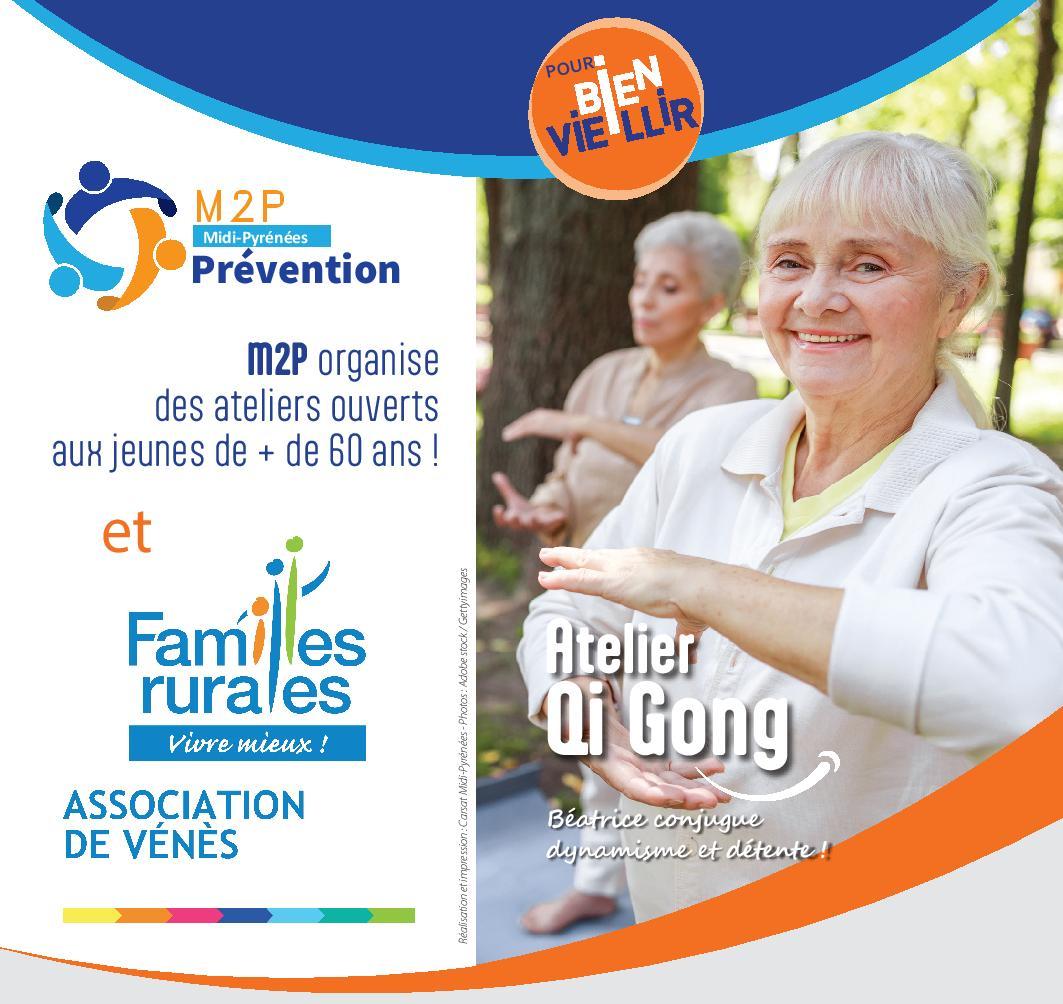 Atelier Qi Gong 2025 - Familles Rurales Vénès