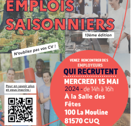 Forum des emplois saisonniers 13ème édition