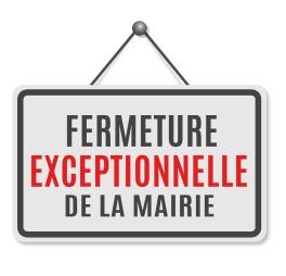 Fermeture secrétariat mairie